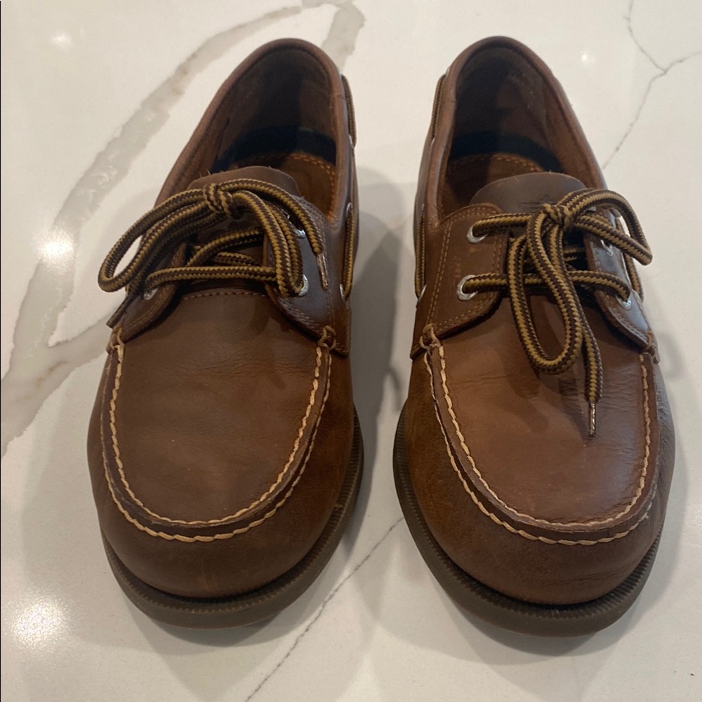 Dockers Brown Boat Shoes with Moccasin Design